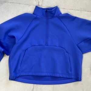 Nike Royal Blue Half-Zip Pullover Jacket